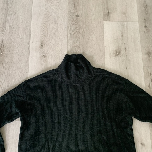 Eileen Fisher extra fine merino wool turtle neck sweater pullover minimalism L - Picture 7 of 8